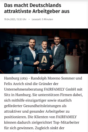 FAIRFAMILY im General Anzeiger